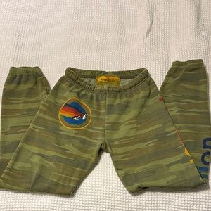 Rare Aviator Nation Venice Logo Vintage Olive Camo Joggers